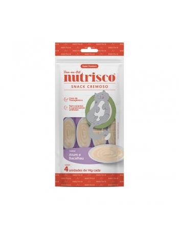 Snack Cremoso Nutrisco Atum e Bacalhau 56g