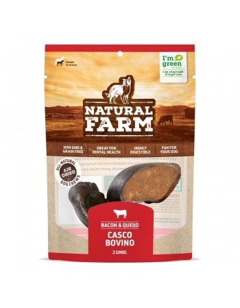 Casco Bovino Recheado Barbecue com 2 Unidades Natural Farm