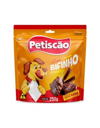 Bifinho Palito Mastigável Carne 250g Petiscão