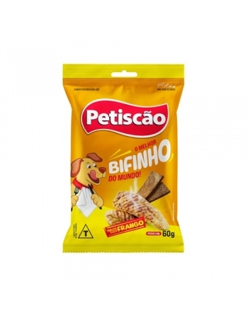 Bifinho Tablete Mastigável Frango 60g Petiscão