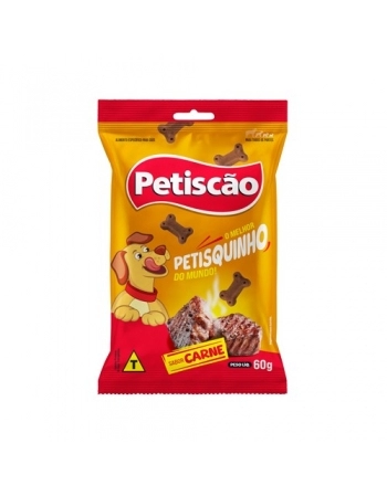 Petisquinho Mastigável Carne 60g Petiscão