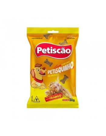 Petisquinho Mastigável Frango 60g Petiscão