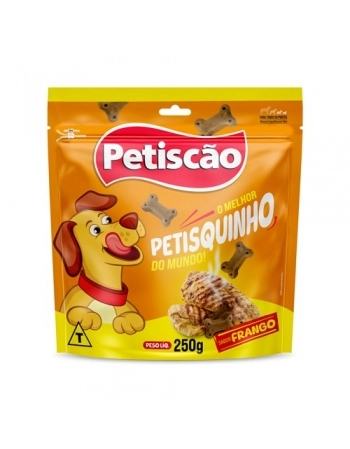 Petisquinho Mastigável Frango 250g Petiscão