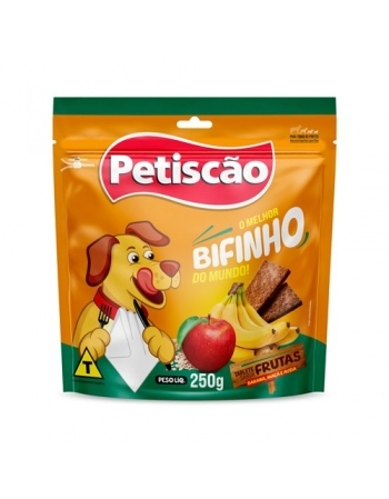 Bifinho Tablete Mastigável Fruta 250g Petiscão