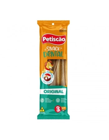 Snack Dental Original Fresh Petiscão 14cm 3 Unidades 75g