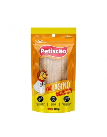 Osso Petiscão Colágeno Frango para Cães 100g