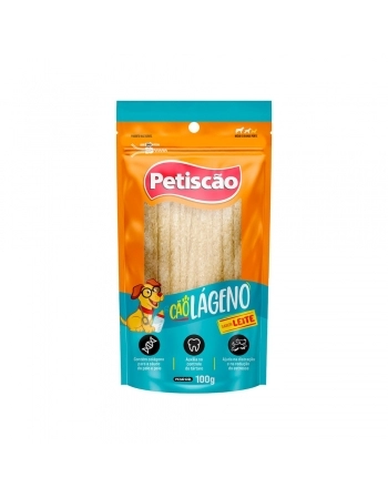 Osso Petiscão Colágeno Leite para Cães 100g