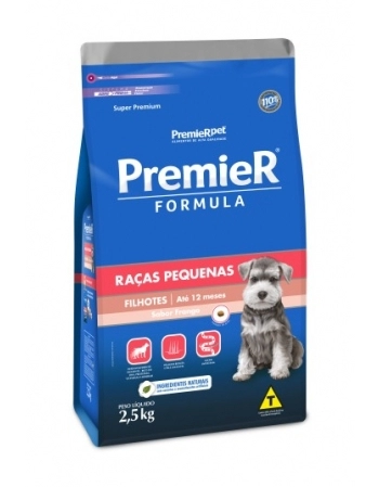 Ração PremieR Fórmula para Cães Filhotes de Raças Pequenas Frango 2,5Kg