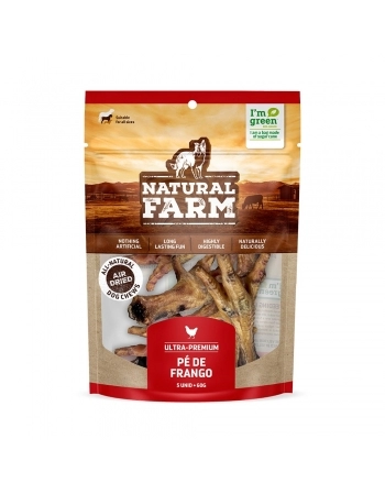 Pé de Frango com 5 Unidades 60g Natural Farm