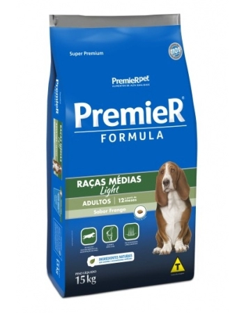 Ração PremieR Fórmula Light para Cães Adultos Frango 15kg