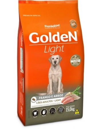 Ração Golden Fórmula Light para Cães Adultos Frango e Arroz 15kg