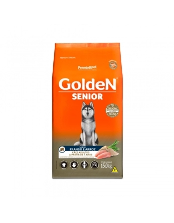 Ração Golden Fórmula Senior para Cães Adultos Frango e Arroz 15kg