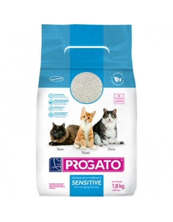 Areia Higiênica Progato Sensitive Gatos Sensíveis 1,8kg