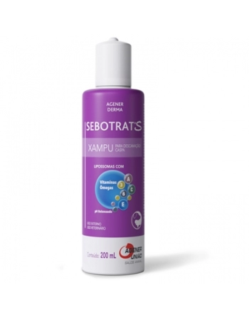 Shampoo Agener União Sebotrat S para Cães e Gatos 200ml