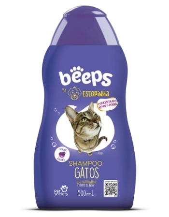 Shampoo Beeps Estopinha para Gatos 500ml