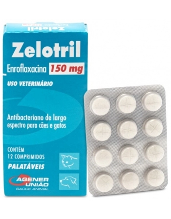 Antibiótico Agener União Zelotril 150mg para Cães e Gatos