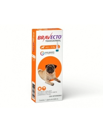 Antipulgas Transdermal Bravecto para Cães de 4,5 a 10kg