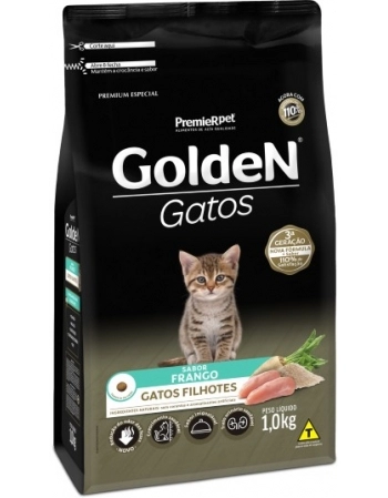 Ração Golden Gatos Filhotes Frango 1Kg