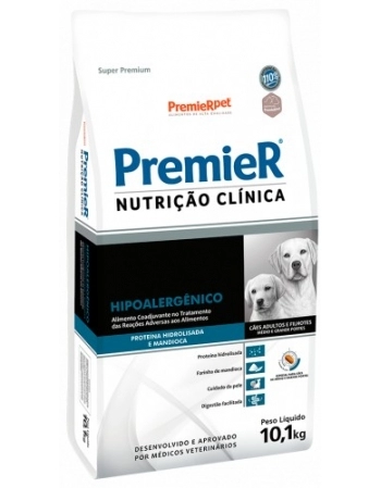 Ração PremieR Nutrição Clínica Hipoalergênico para Cães de Médio e Grande Porte 10,1kg