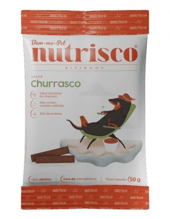 Bifinho Nutrisco Churrasco para Cães 50g