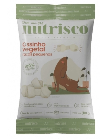 Ossinho Vegetal Nutrisco para Cães Raças Pequenas 80g