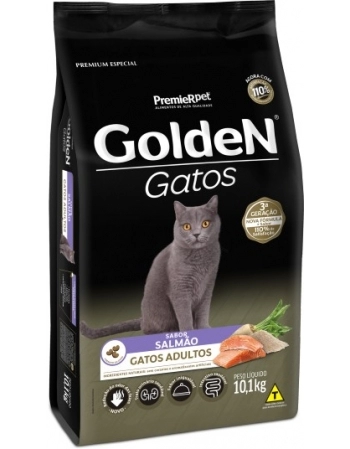 Ração Golden para Gatos Adultos Salmão 10,1Kg