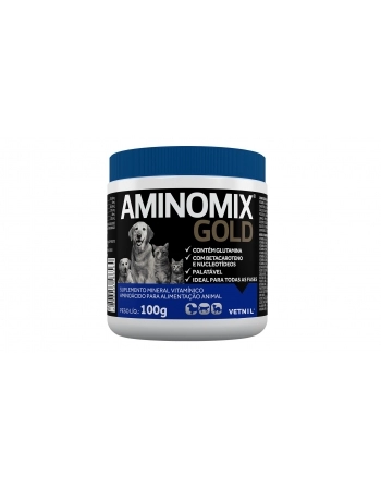 Suplemento Aminomix Gold 100g - Vetnil