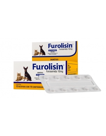 Diurético Furolisin 10mg 120 Comprimidos - Vetnil