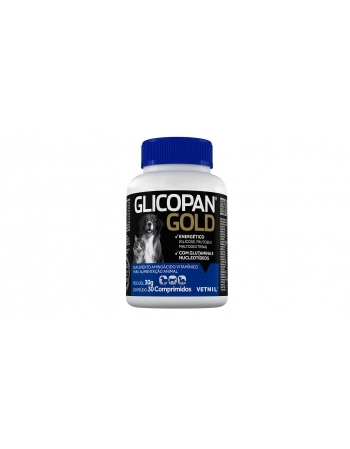 Suplemento Glicopan Gold 30 Comprimidos - Vetnil