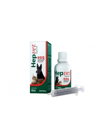 Suplemento Hepvet Suspensão 60ml - Vetnil