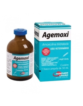 Antibiótico Agener União Agemoxi Injetável 50ml