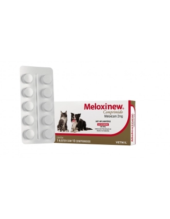 Anti-inflamatório Meloxinew 2mg 120 Comprimidos - Vetnil