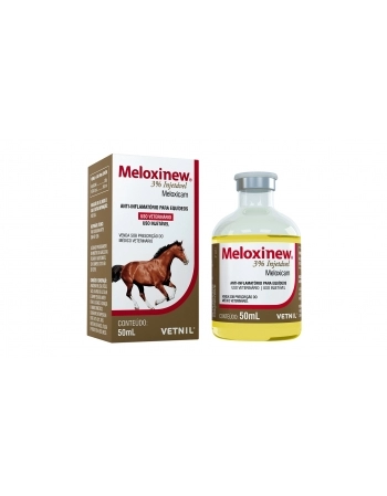 Anti-inflamatório Meloxinew 3% Injetável 50ml - Vetnil