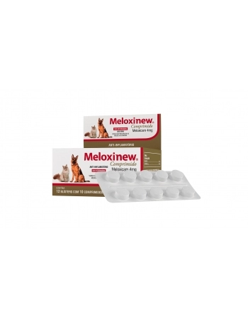 Anti-inflamatório Meloxinew 4mg 10 Comprimidos - Vetnil