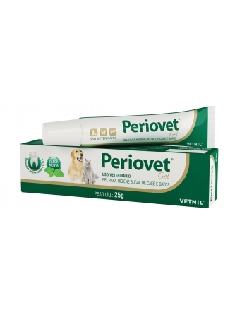 Higienizador Bucal Periovet Gel 25g - Vetnil