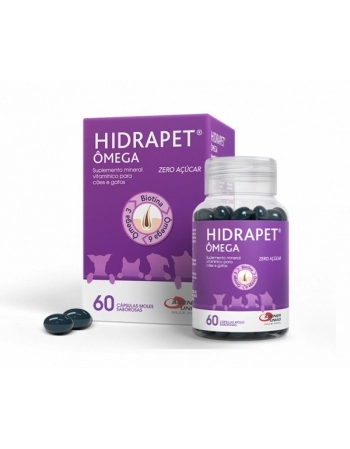 Suplemento Agener União Hidrapet Omega - 60 Capsulas