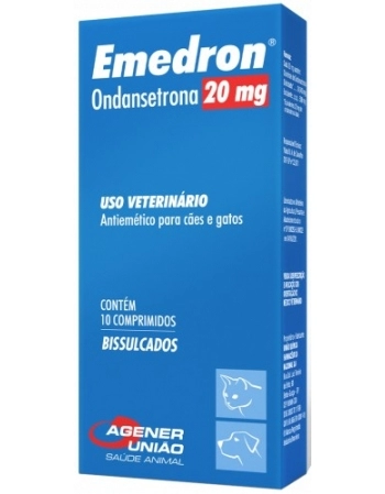 Emedron 20mg para Cães e Gatos 10 Comprimidos - Agener União