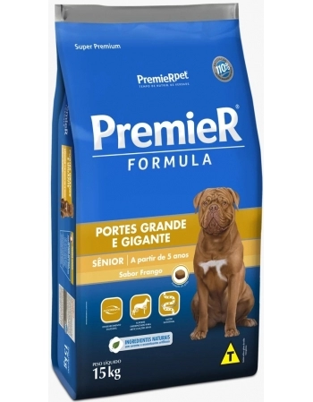 Ração PremieR Fórmula para Cães Sênior de Porte Grande e Gigante Frango 15kg