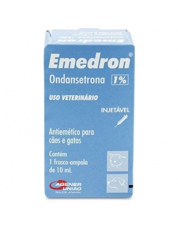 Antiemético Agener União Emedron 1% Injetável para Cães e Gatos 10ml