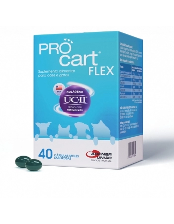 Suplemento Procart Flex Agener União - 40 Capsulas Moles