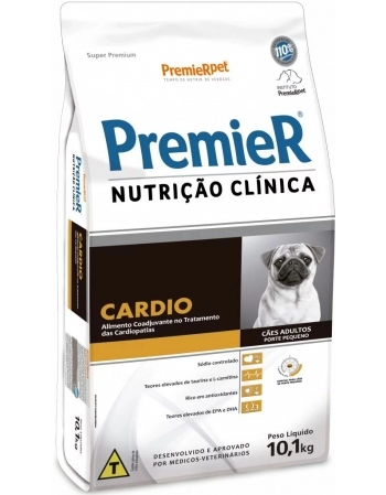 Ração PremieR Nutrição Clínica Cardio para Cães de Porte Pequeno 10,1kg