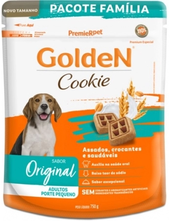 Biscoito Golden Cookie Cães Adultos Mini Bits 750g