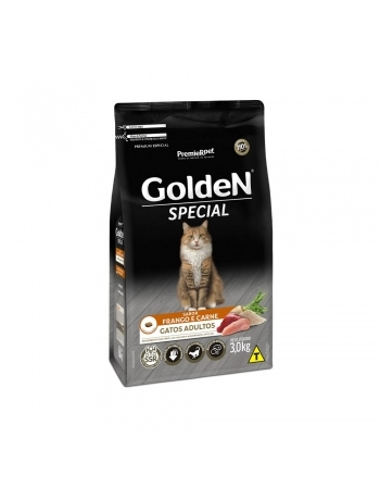 Ração Golden Special para Gatos Adultos 3kg