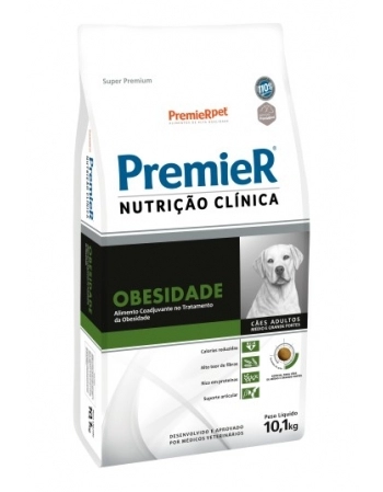 Ração PremieR Nutrição Clínica Obesidade para Cães Adultos Raças Médias e Grandes 10,1kg