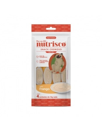 Snack Cremoso Nutrisco Frango para Gatos 56g