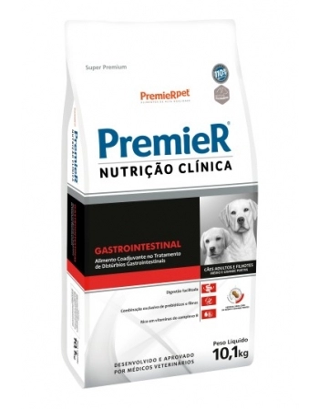 Ração PremieR Nutrição Clínica Gastrointestinal para Cães de Médio e Grande Porte 10,1kg