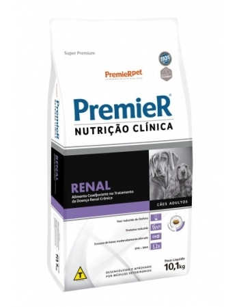 Ração PremieR Renal Ração Nutrição Clínica para Cães Adultos 10,1Kg