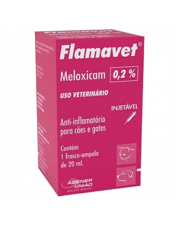 Anti-inflamatório Agener União Flamavet Injetável 0,2% 20mL