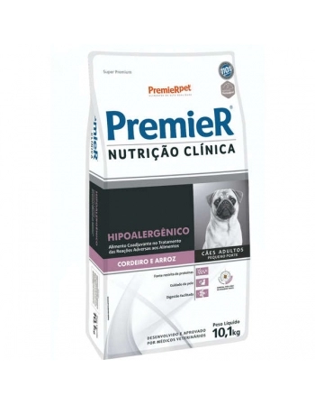 Ração PremieR Nutrição Clínica Hipoalergênico para Cães de Pequeno Porte Cordeiro e Arroz 10,1Kg