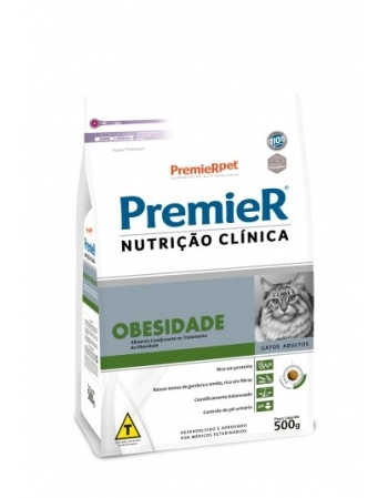 Ração PremieR Nutrição Clínica Obesidade para Gatos Adultos 500g